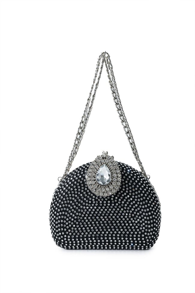  Tamer Tanca Kadın Vegan Siyah El Çantası