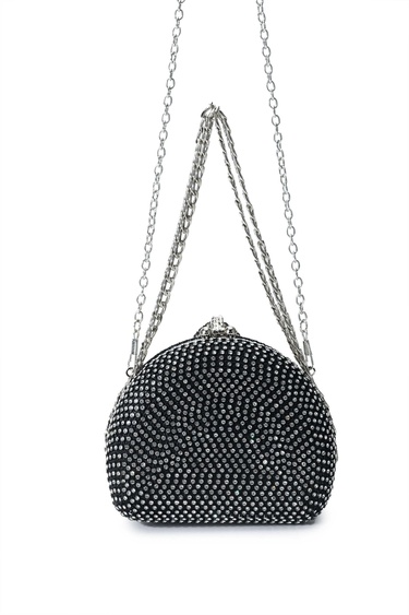  Tamer Tanca Kadın Vegan Siyah El Çantası