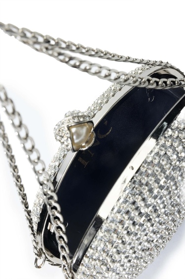  Tamer Tanca Kadın Vegan Gri El Çantası