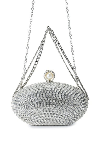  Tamer Tanca Kadın Vegan Gri El Çantası