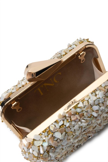  Tamer Tanca Kadın Vegan Bej El Çantası