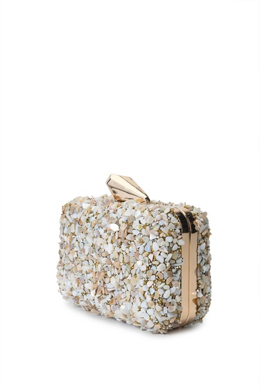  Tamer Tanca Kadın Vegan Bej El Çantası