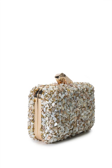  Tamer Tanca Kadın Vegan Bej El Çantası