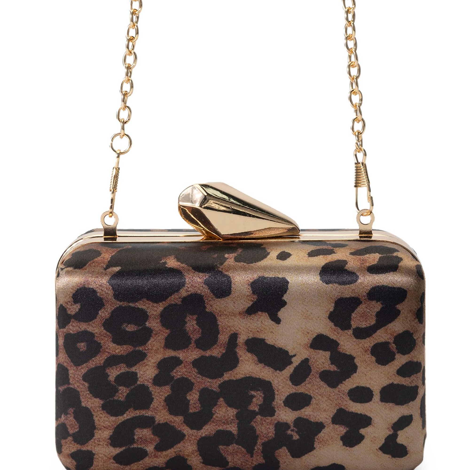 Tamer Tanca Kadın Vegan Leopar El Çantası