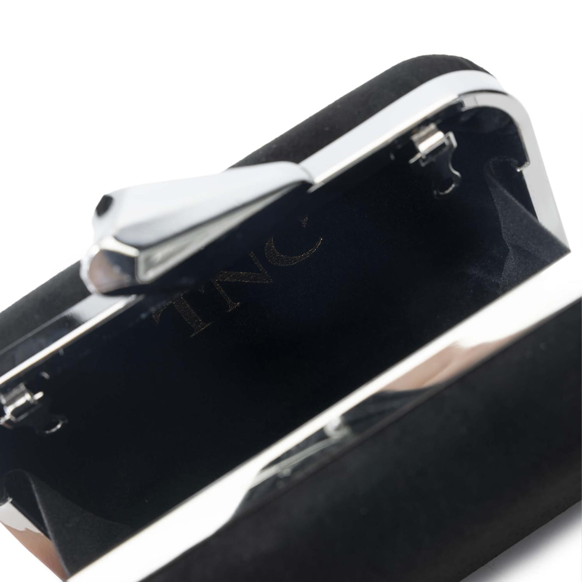 Tamer Tanca Kadın Vegan Siyah Süet El Çantası