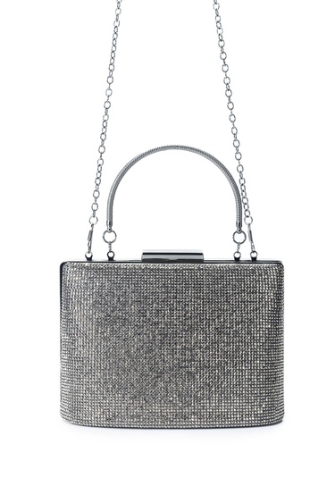  Tamer Tanca Kadın Vegan Gri El Çantası