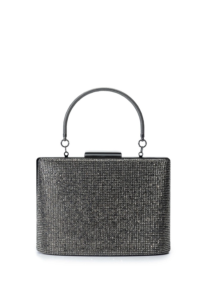  Tamer Tanca Kadın Vegan Gri El Çantası