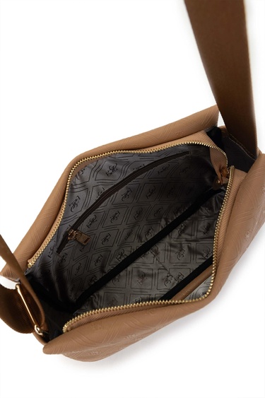  Tamer Tanca Kadın Vegan Bej Postacı Çanta