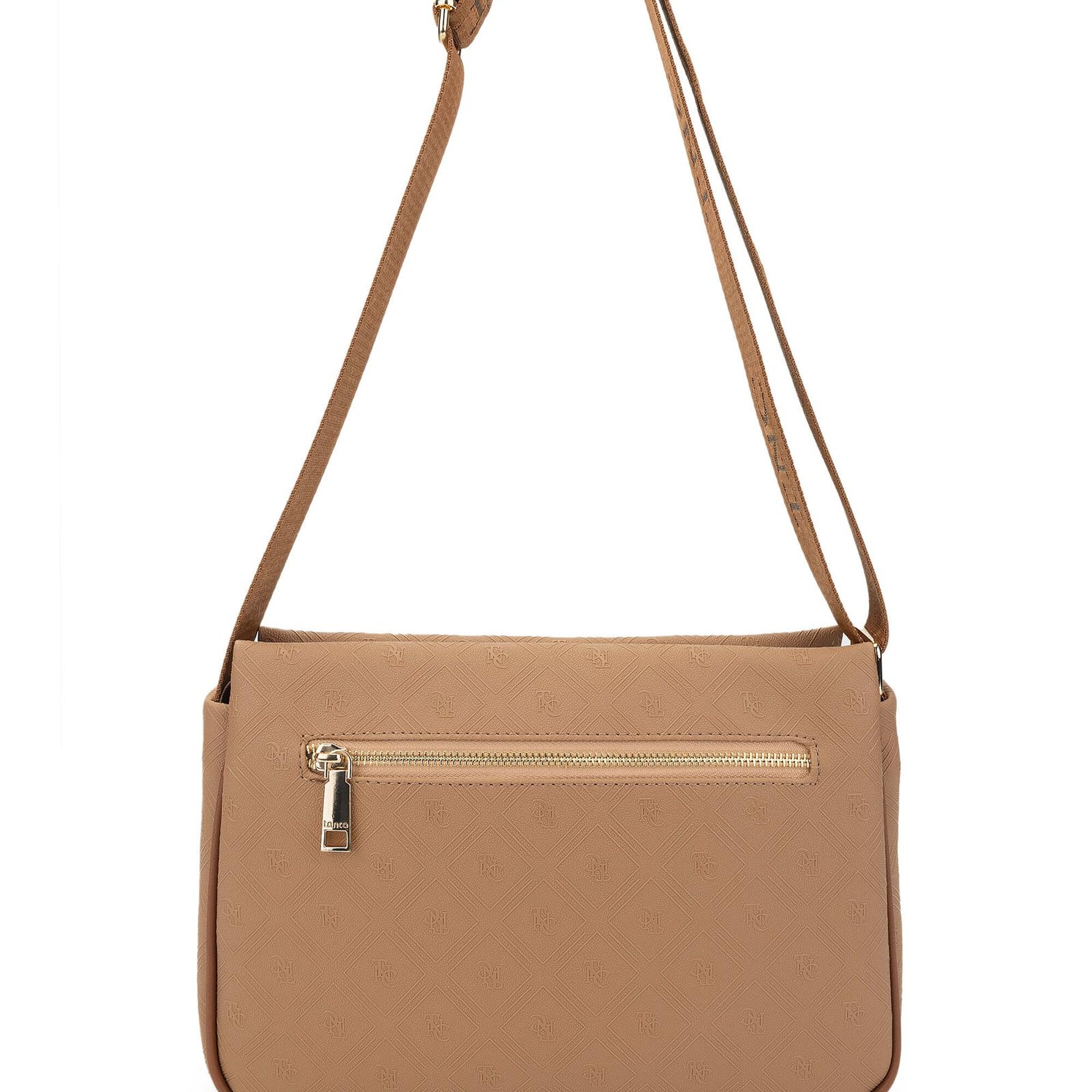 Tamer Tanca Kadın Vegan Bej Postacı Çanta