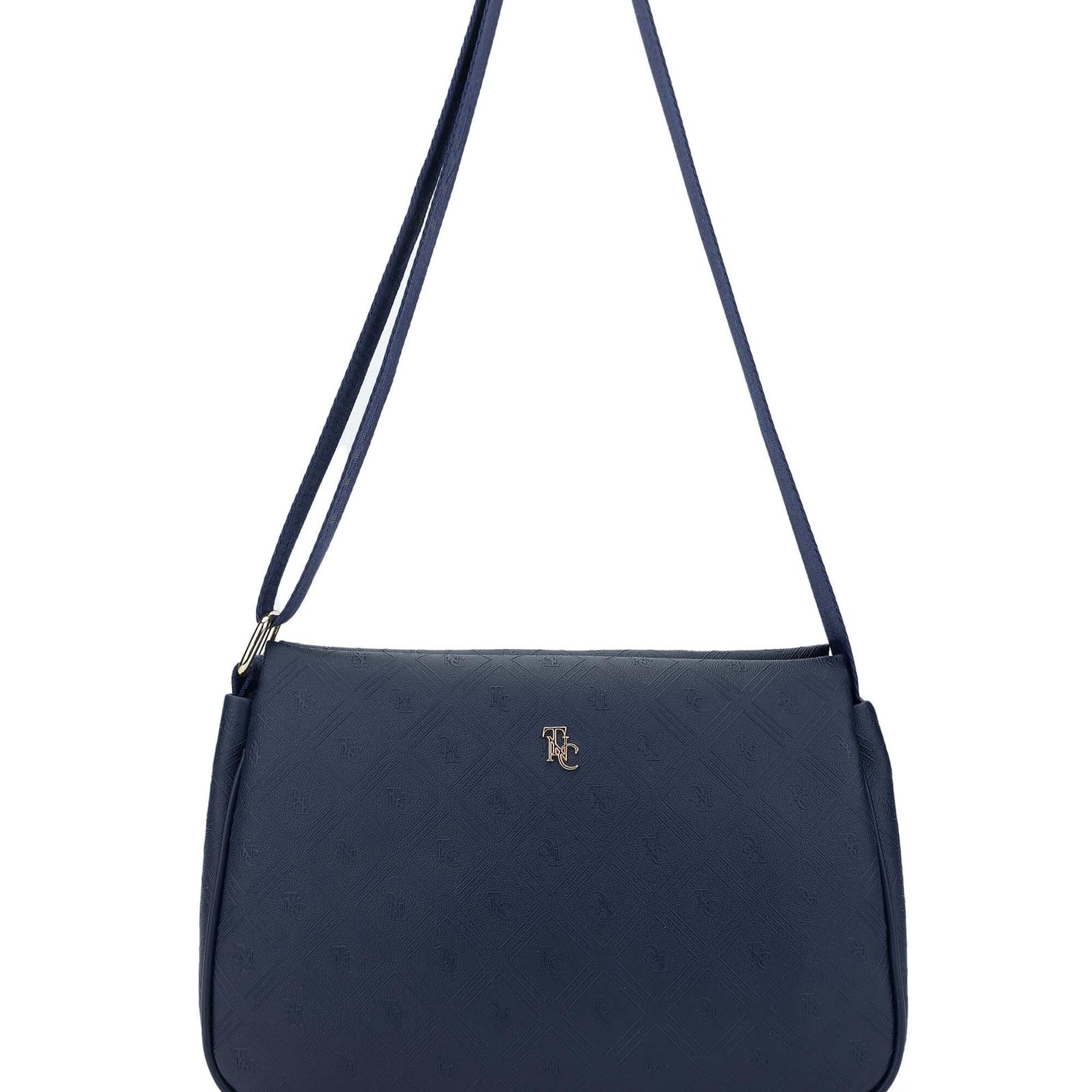 Tamer Tanca Kadın Vegan Lacivert Postacı Çanta