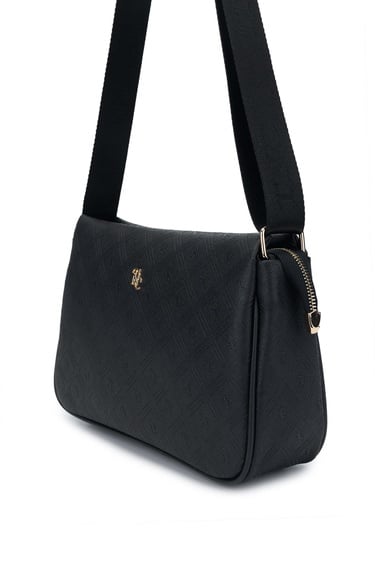  Tamer Tanca Kadın Vegan Siyah Postacı Çanta