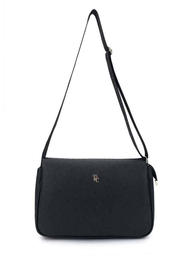  Tamer Tanca Kadın Vegan Siyah Postacı Çanta