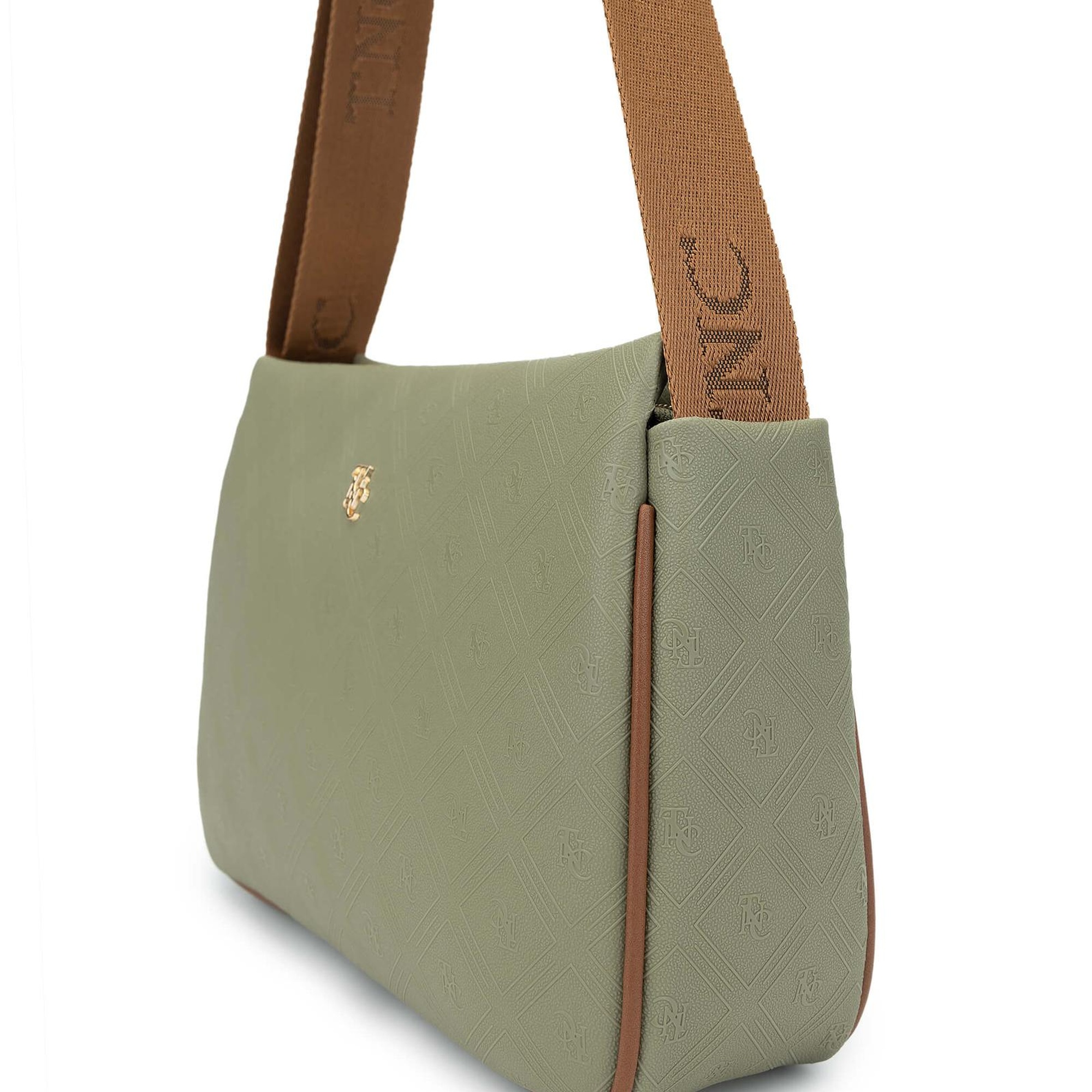 Tamer Tanca Kadın Vegan Yeşil Postacı Çanta