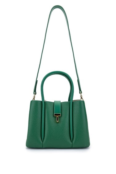  Tamer Tanca Kadın Vegan Yeşil Kol Çantası