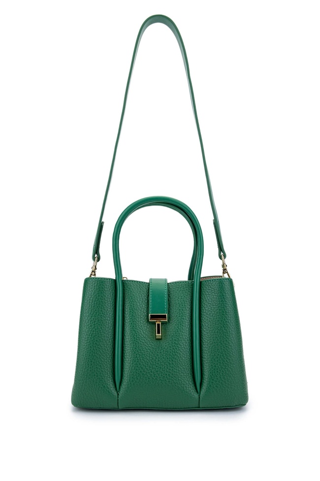  Tamer Tanca Kadın Vegan Yeşil Kol Çantası