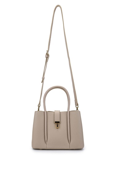  Tamer Tanca Kadın Vegan Bej Kol Çantası