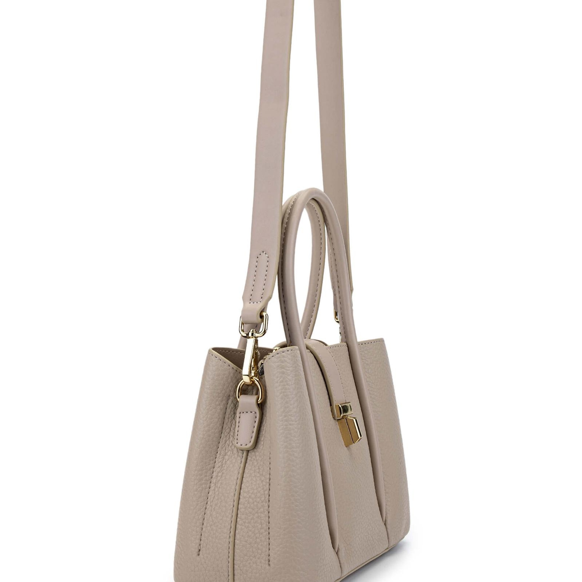 Tamer Tanca Kadın Vegan Bej Kol Çantası