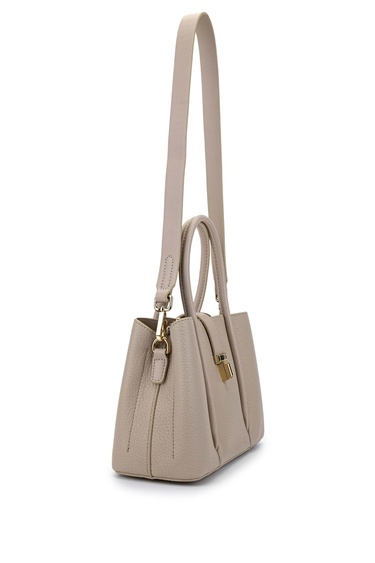  Tamer Tanca Kadın Vegan Bej Kol Çantası