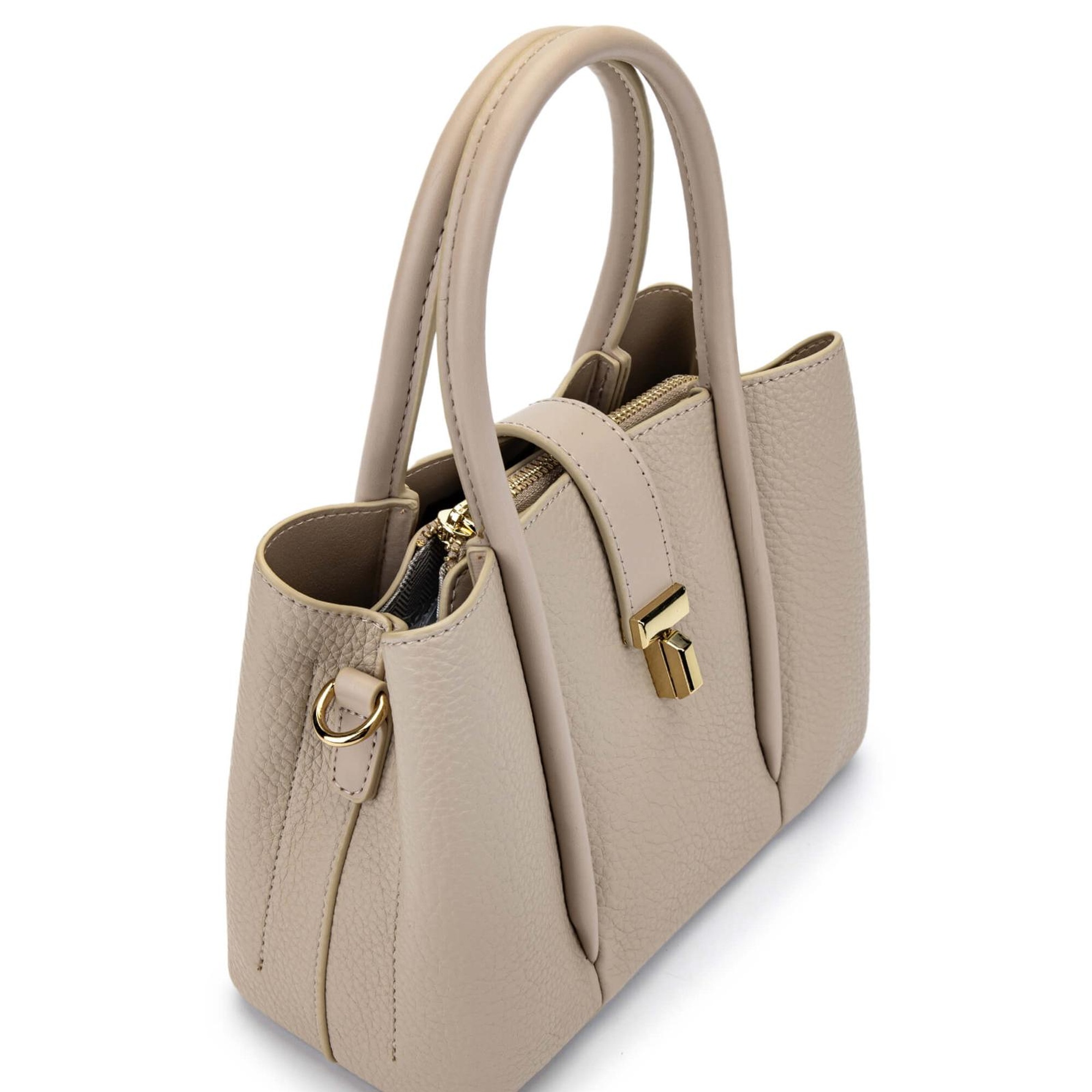 Tamer Tanca Kadın Vegan Bej Kol Çantası