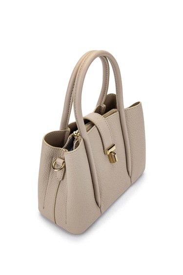  Tamer Tanca Kadın Vegan Bej Kol Çantası