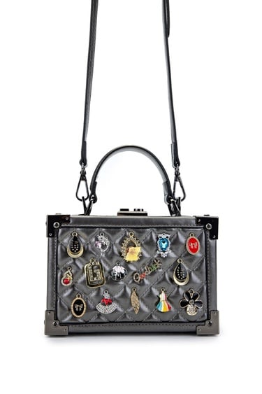  Tamer Tanca Kadın Vegan Metalik Kol Çantası