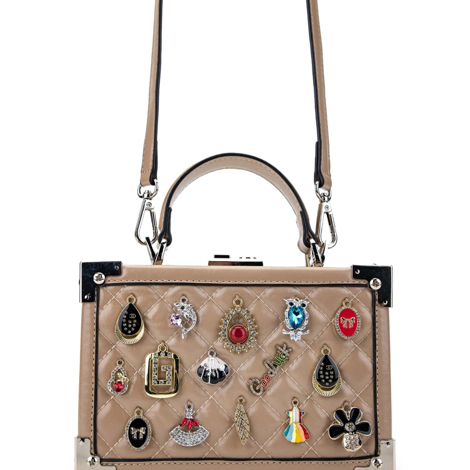 Tamer Tanca Kadın Vegan Taupe Kol Çantası