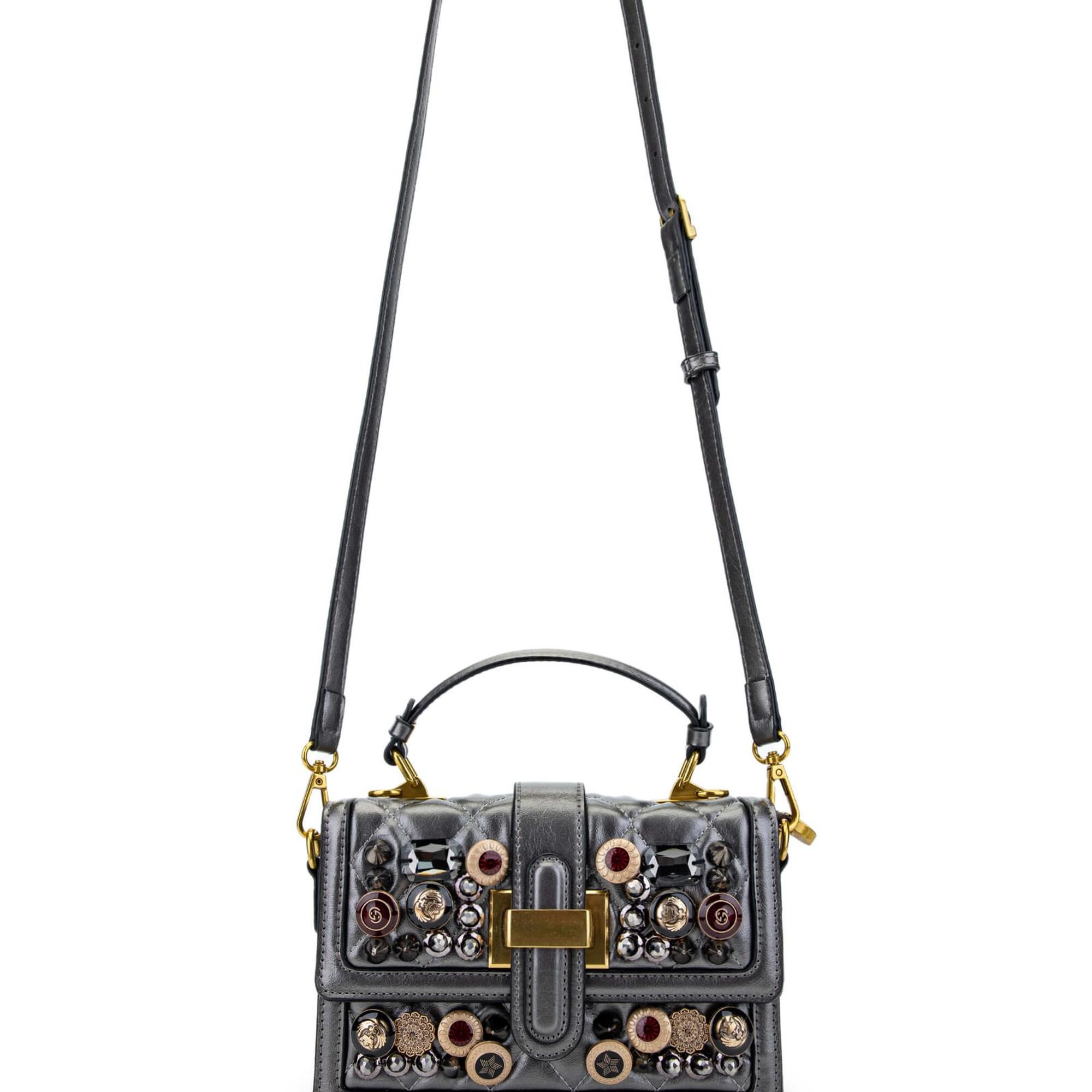 Tamer Tanca Kadın Vegan Metalik Kol Çantası