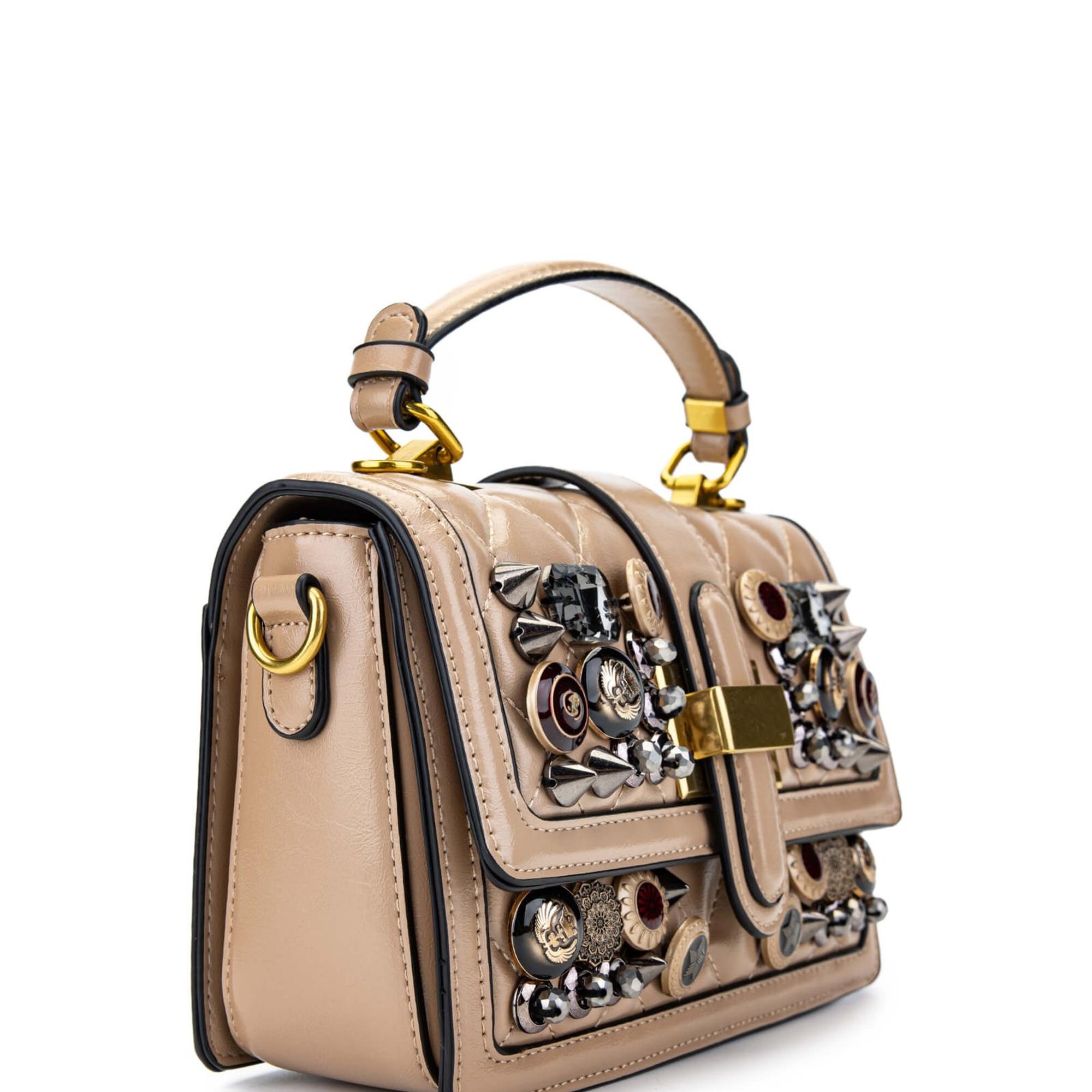 Tamer Tanca Kadın Vegan Taupe Kol Çantası