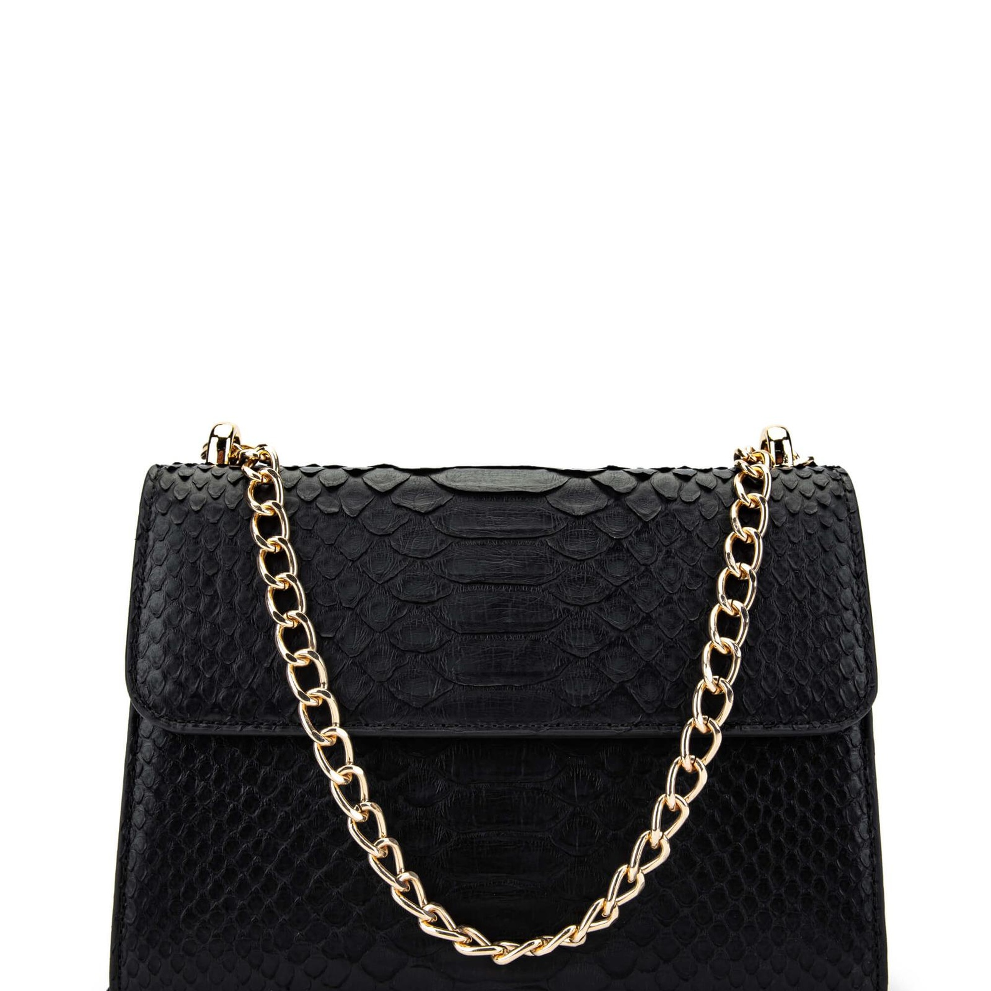 Tamer Tanca Kadın Hakiki Deri Siyah Omuz Çanta