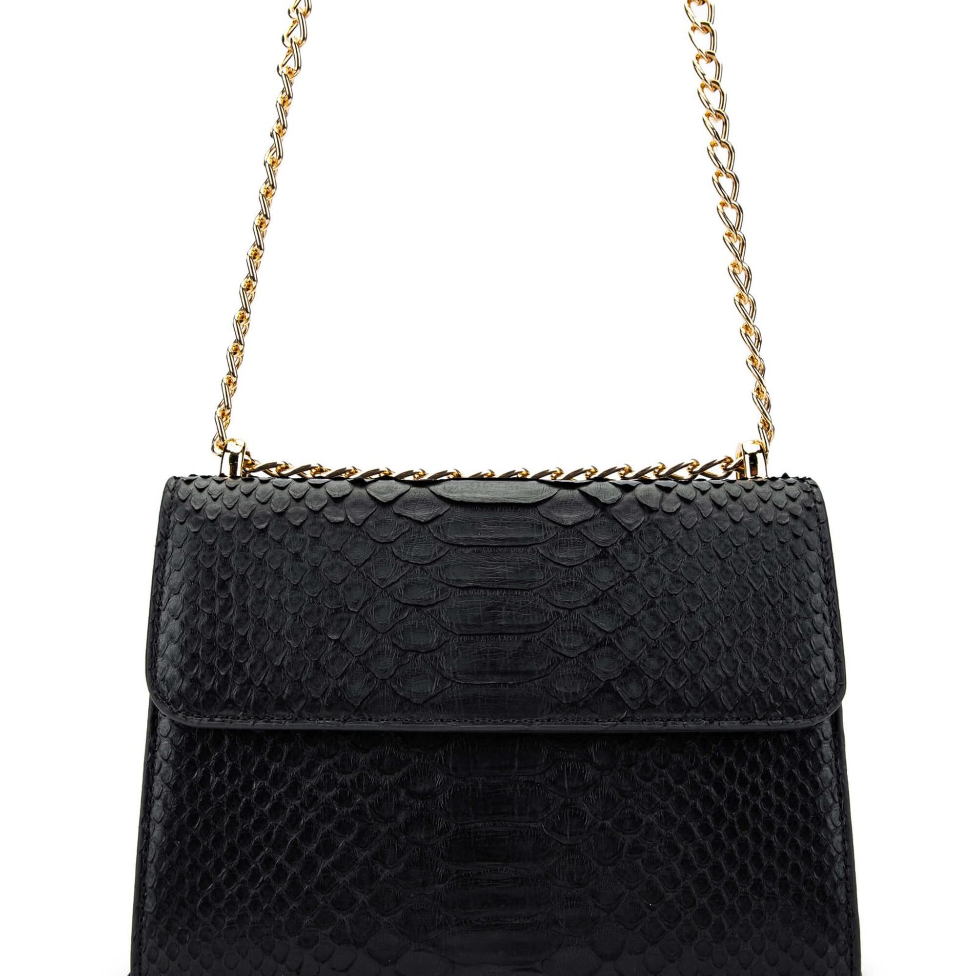 Tamer Tanca Kadın Hakiki Deri Siyah Omuz Çanta