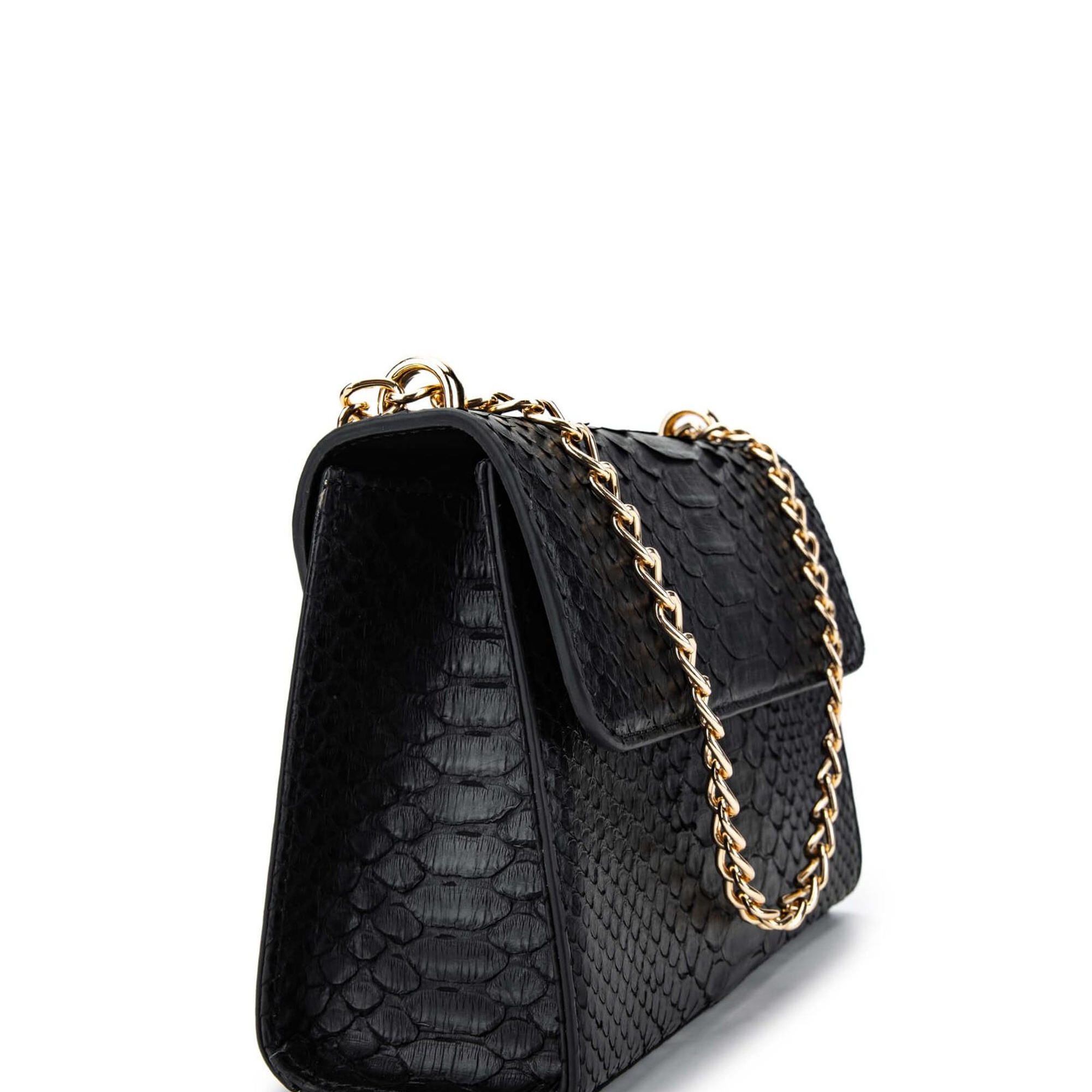 Tamer Tanca Kadın Hakiki Deri Siyah Omuz Çanta