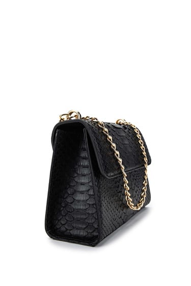  Tamer Tanca Kadın Hakiki Deri Siyah Omuz Çanta