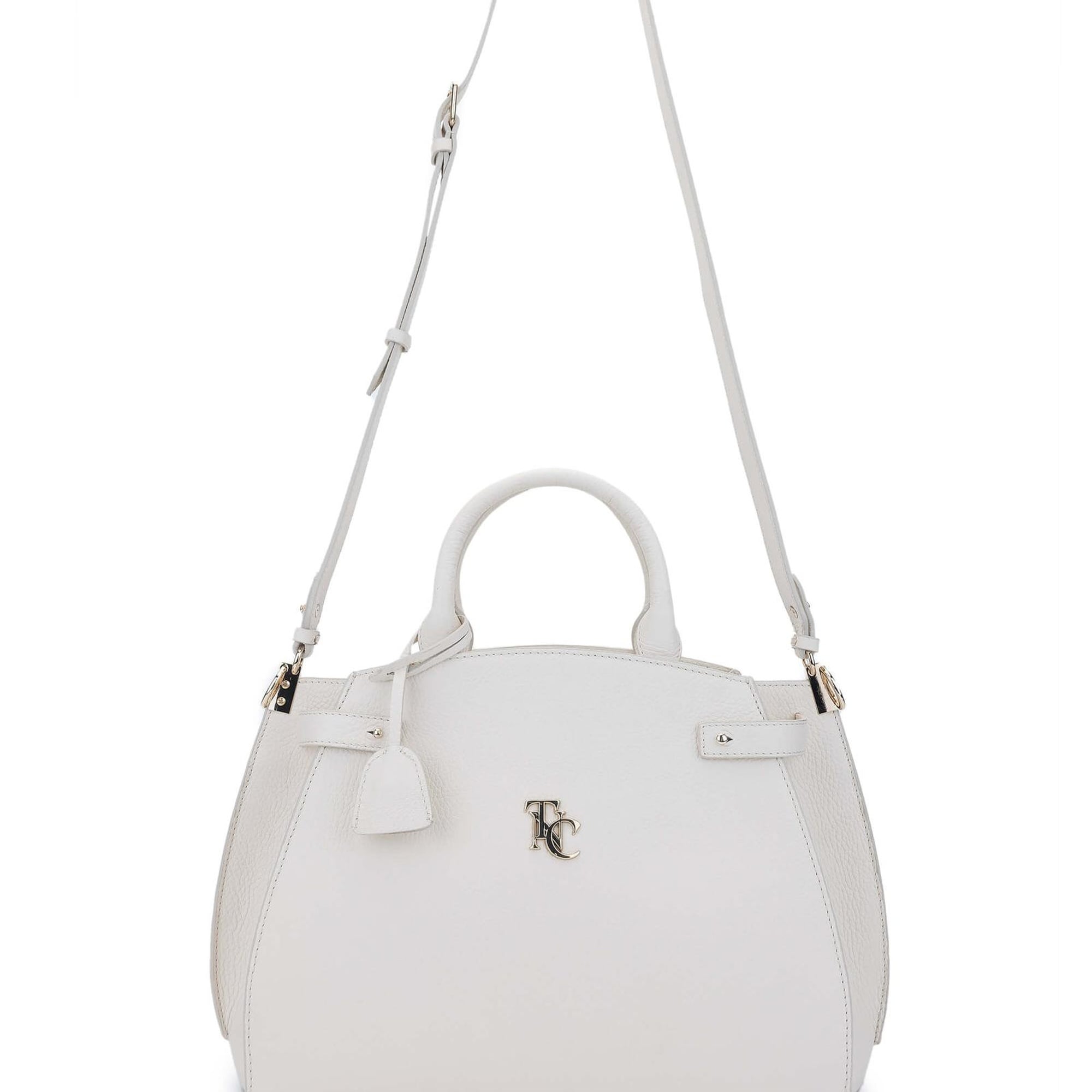 Tamer Tanca Kadın Hakiki Deri Bej El Çantası