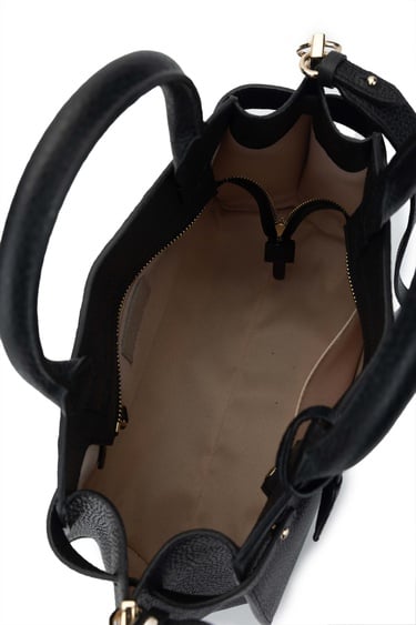  Tamer Tanca Kadın Hakiki Deri Siyah El Çantası