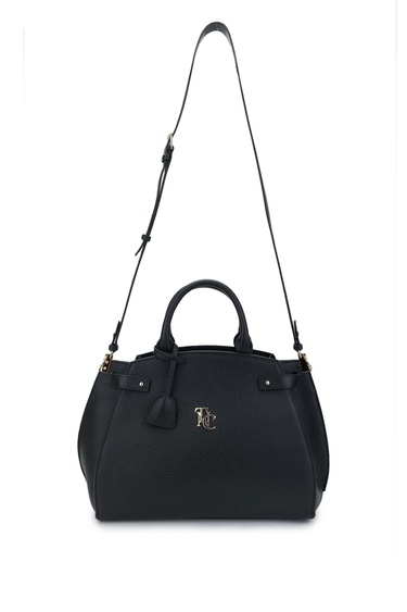  Tamer Tanca Kadın Hakiki Deri Siyah El Çantası