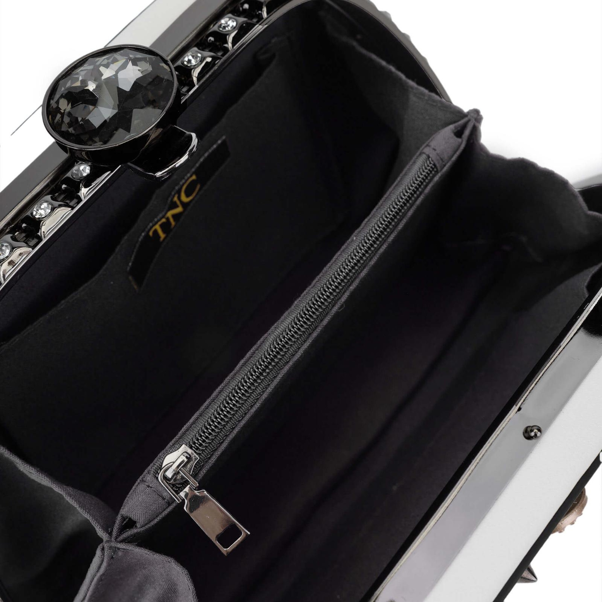 Tamer Tanca Kadın Vegan Beyaz El Çantası