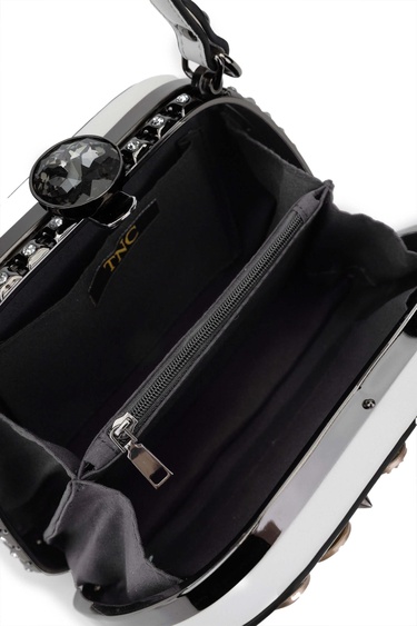  Tamer Tanca Kadın Vegan Beyaz El Çantası