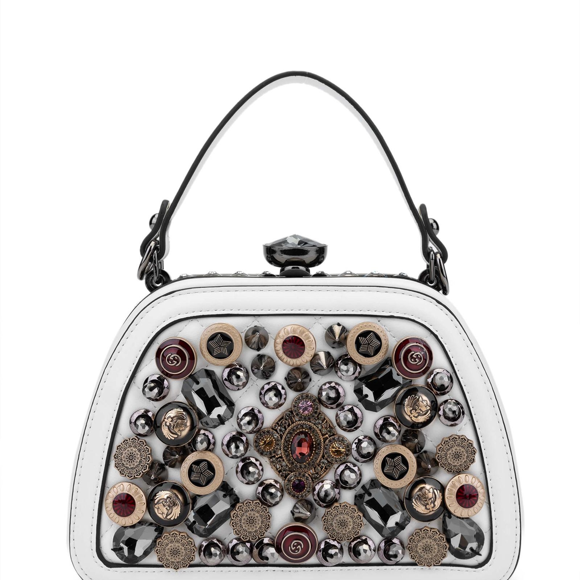 Tamer Tanca Kadın Vegan Beyaz El Çantası