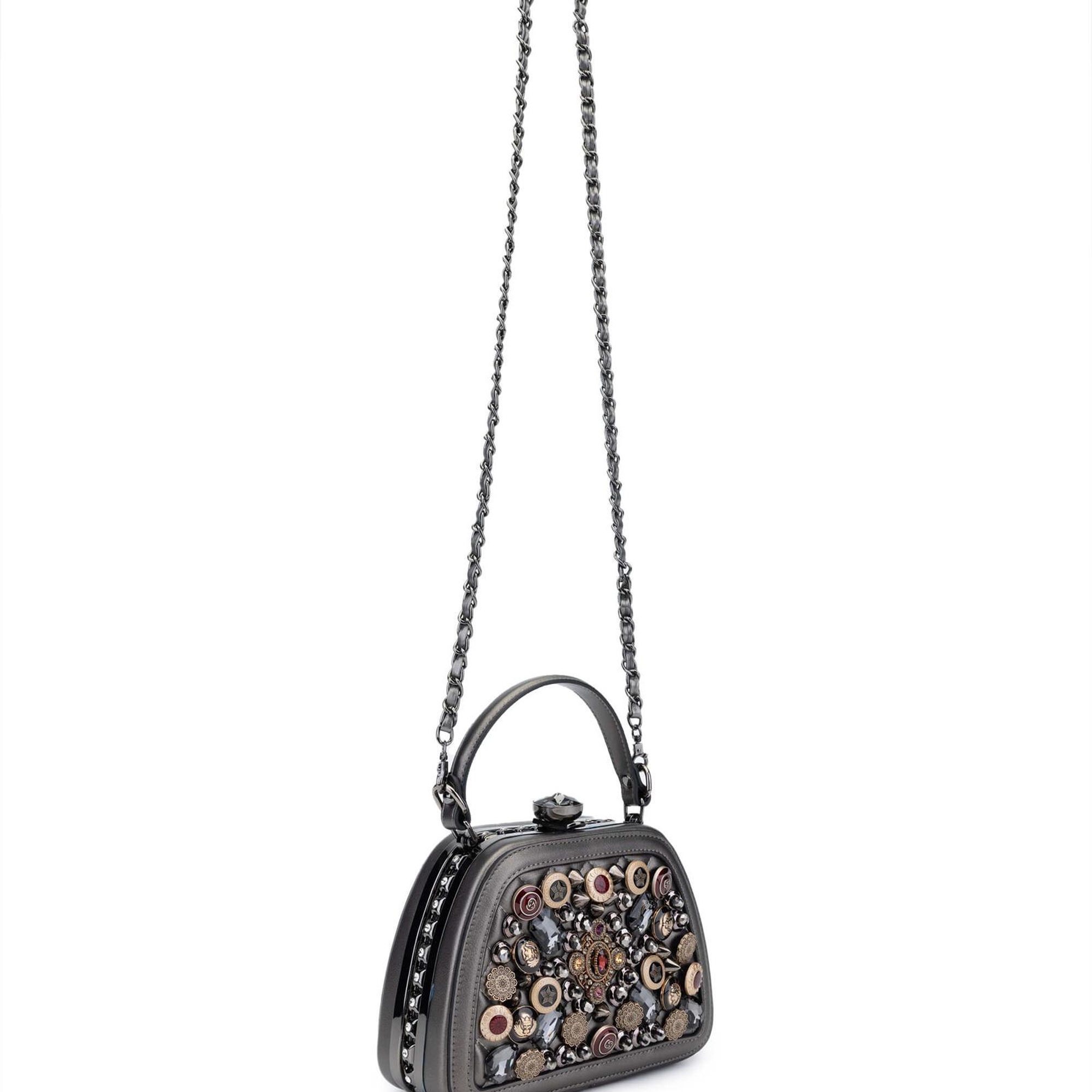 Tamer Tanca Kadın Vegan Metalik El Çantası