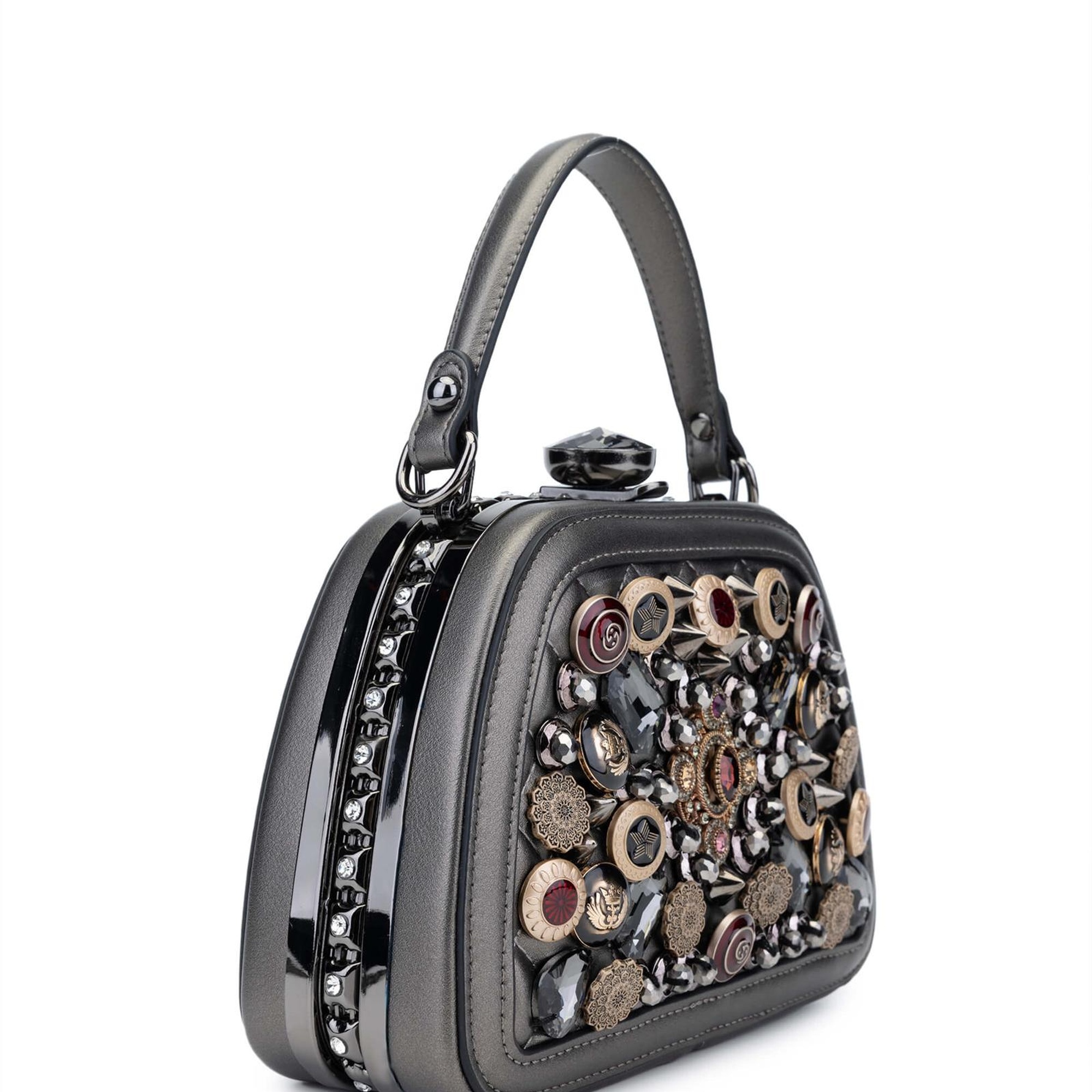 Tamer Tanca Kadın Vegan Metalik El Çantası