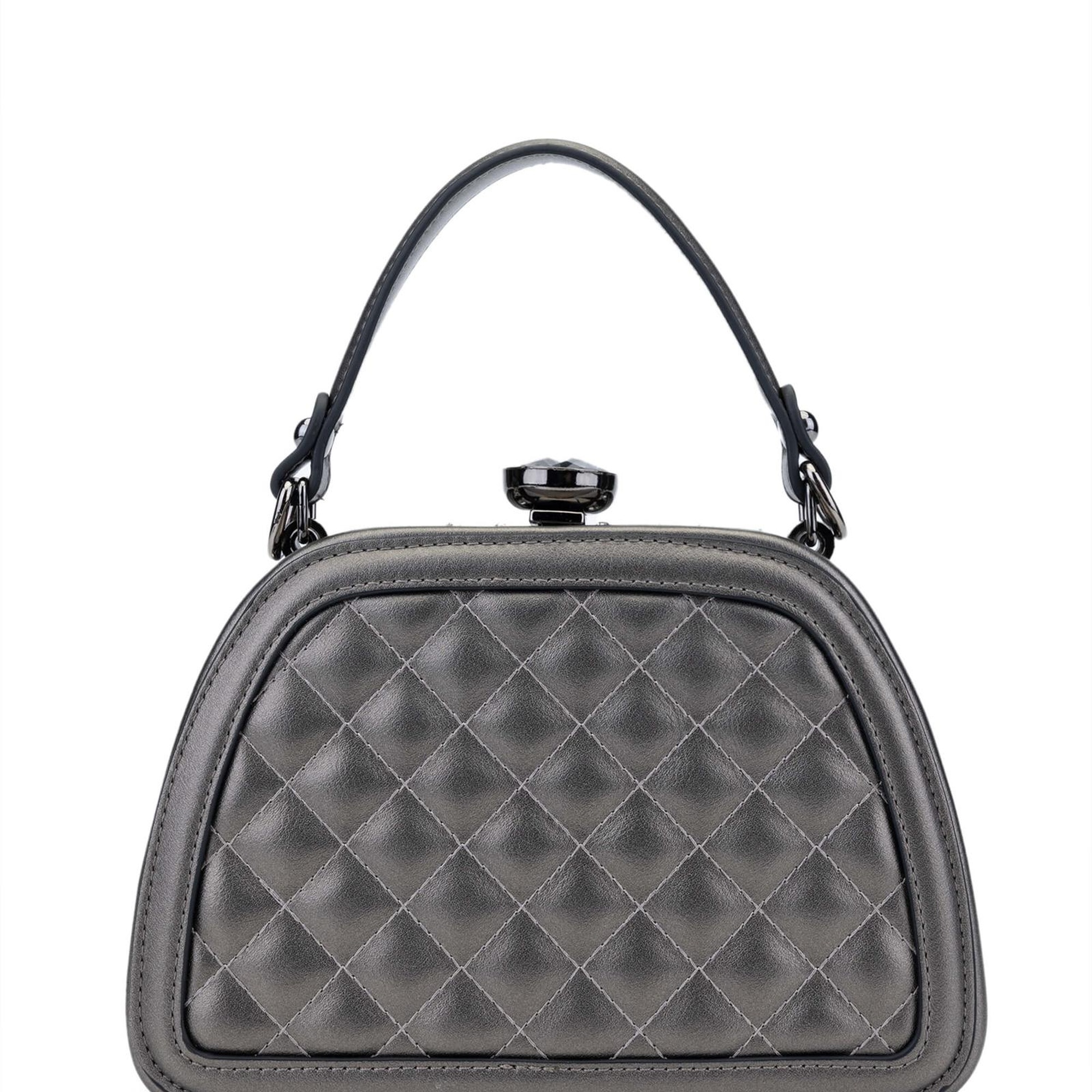 Tamer Tanca Kadın Vegan Metalik El Çantası