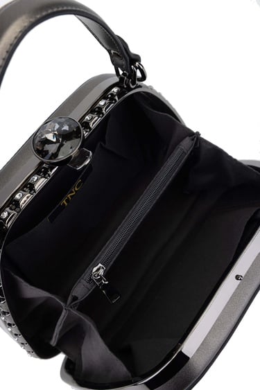  Tamer Tanca Kadın Vegan Metalik El Çantası