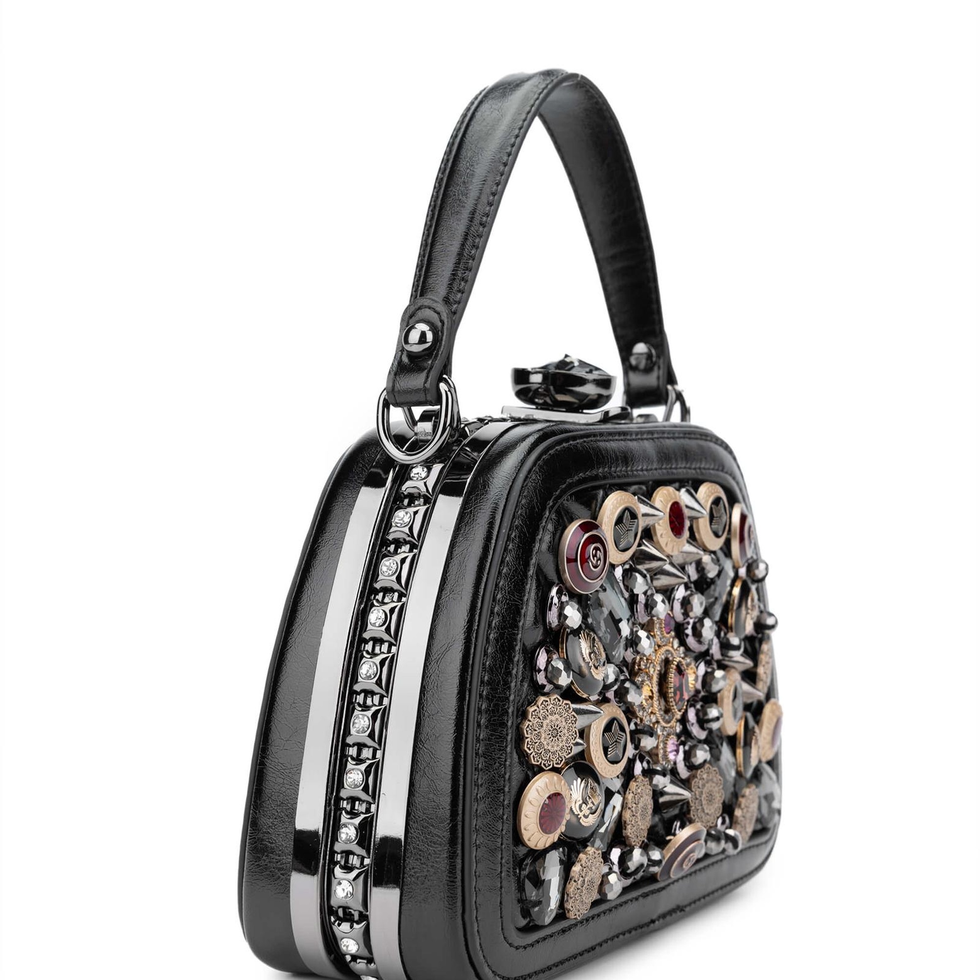 Tamer Tanca Kadın Vegan Siyah El Çantası