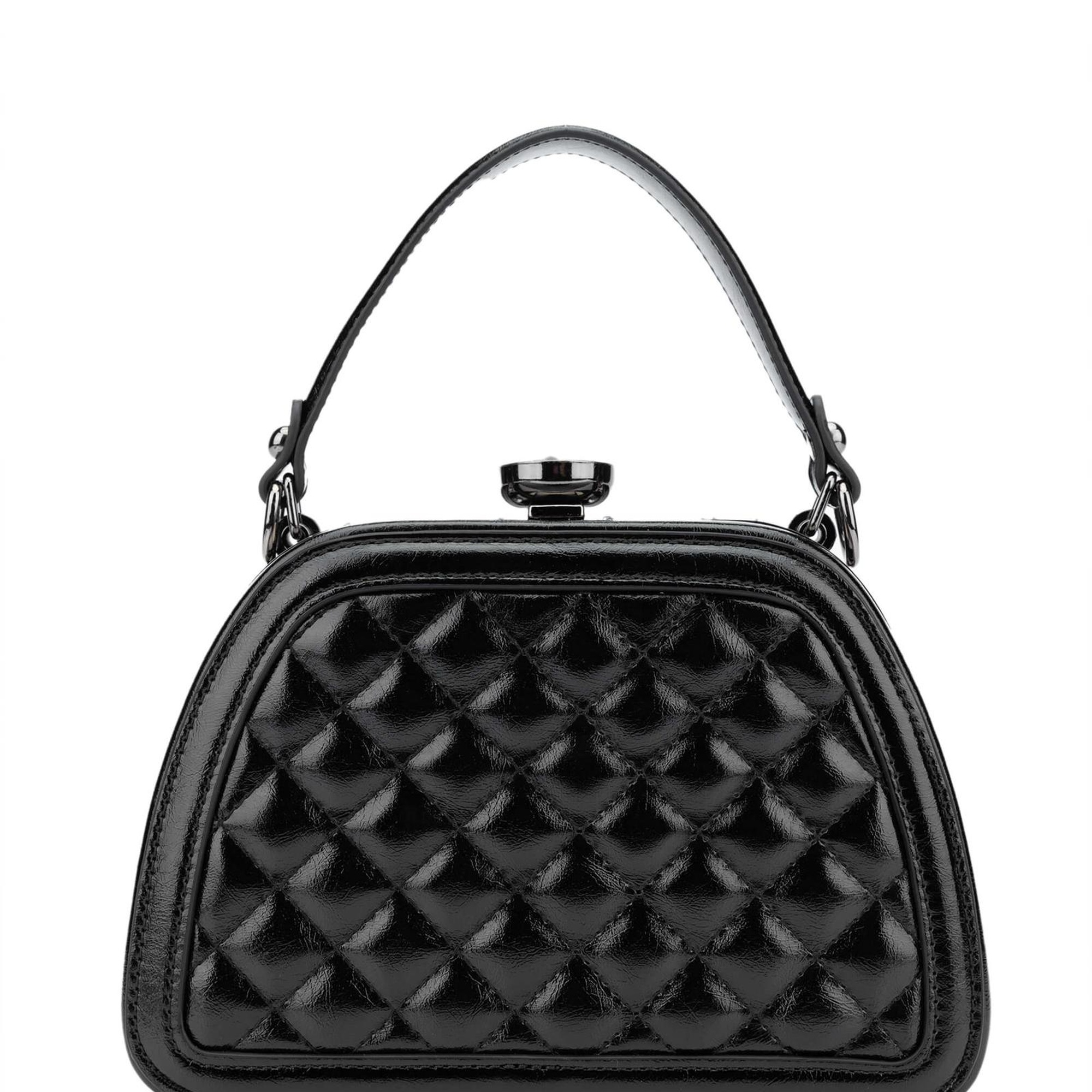 Tamer Tanca Kadın Vegan Siyah El Çantası