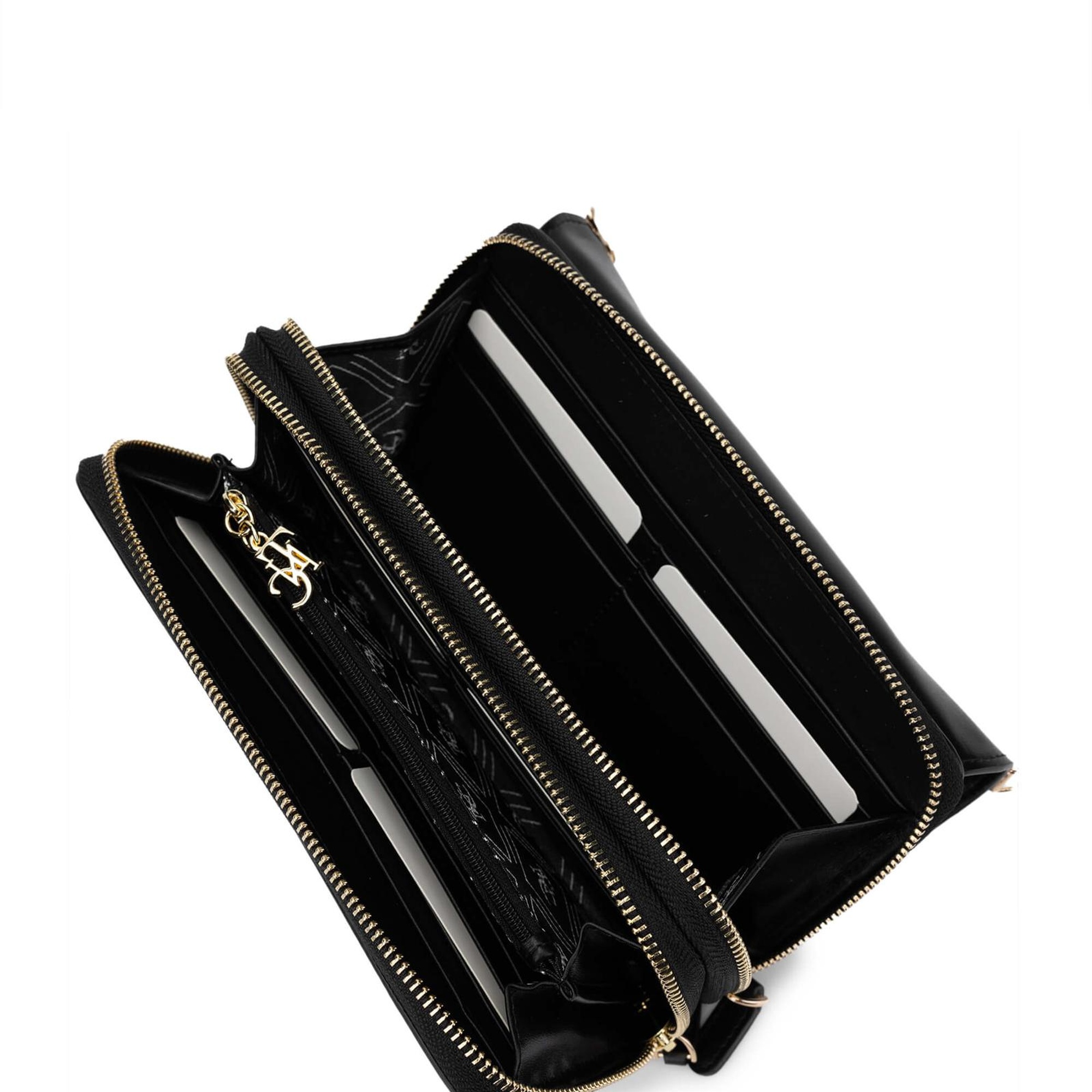 Tamer Tanca Kadın Hakiki Deri Siyah Deri Omuz Çanta