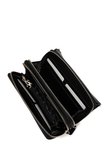  Tamer Tanca Kadın Hakiki Deri Siyah Deri Omuz Çanta