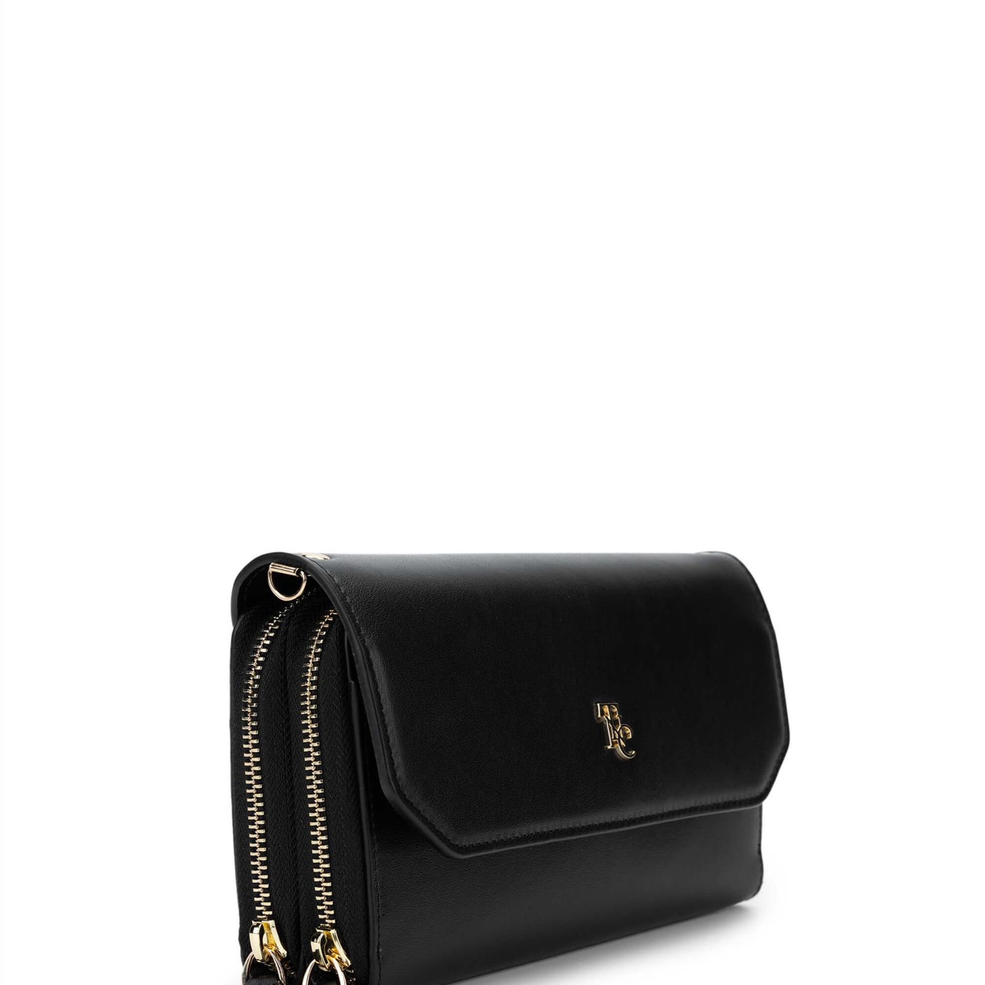 Tamer Tanca Kadın Hakiki Deri Siyah Deri Omuz Çanta