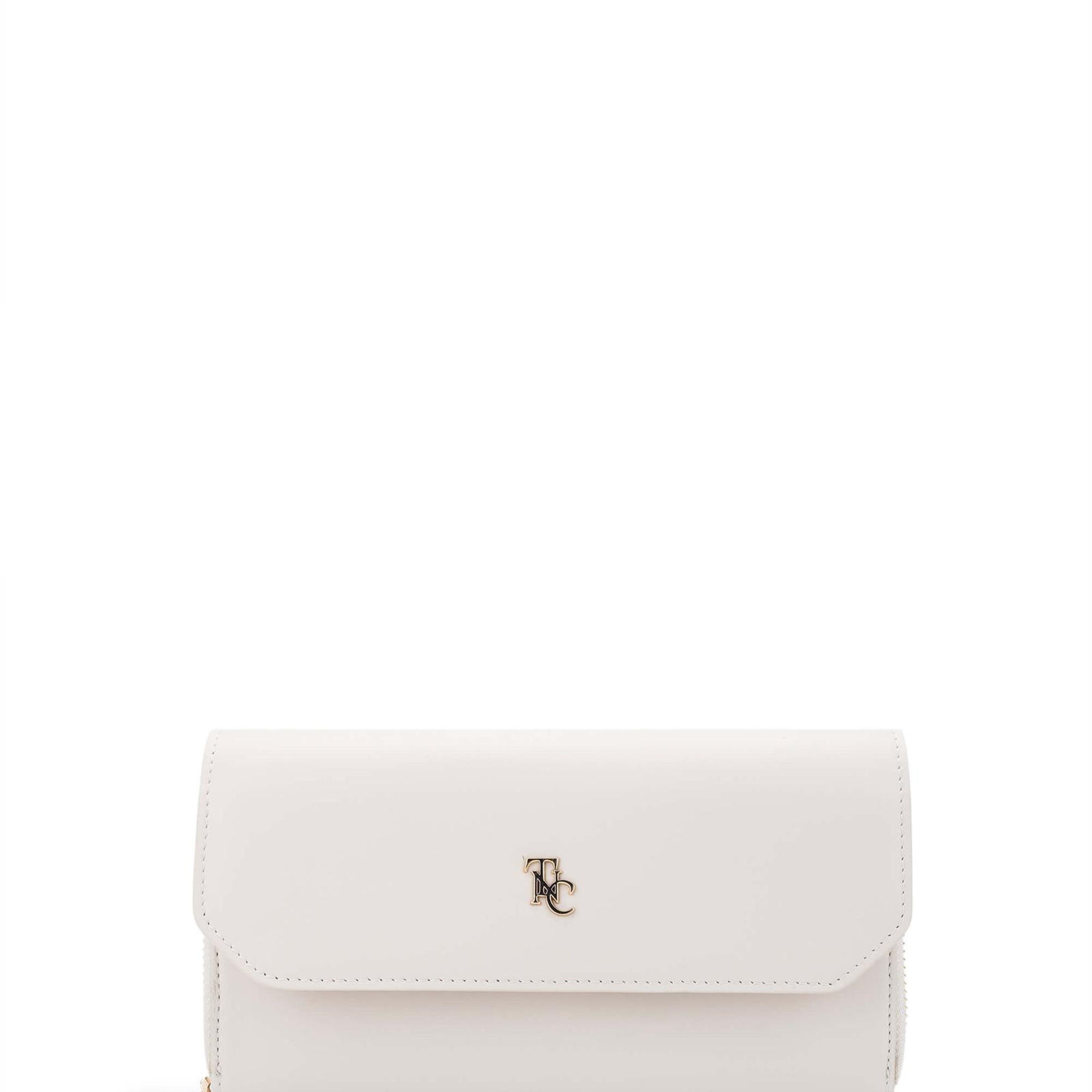 Tamer Tanca Kadın Hakiki Deri Bej Omuz Çanta