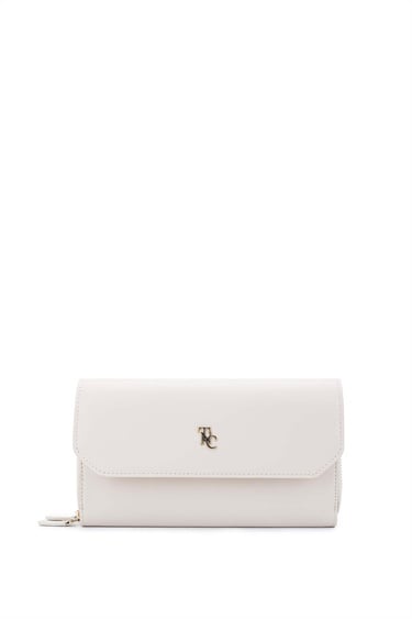  Tamer Tanca Kadın Hakiki Deri Bej Omuz Çanta