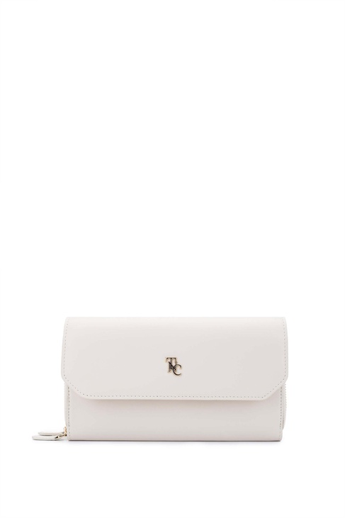  Tamer Tanca Kadın Hakiki Deri Bej Omuz Çanta